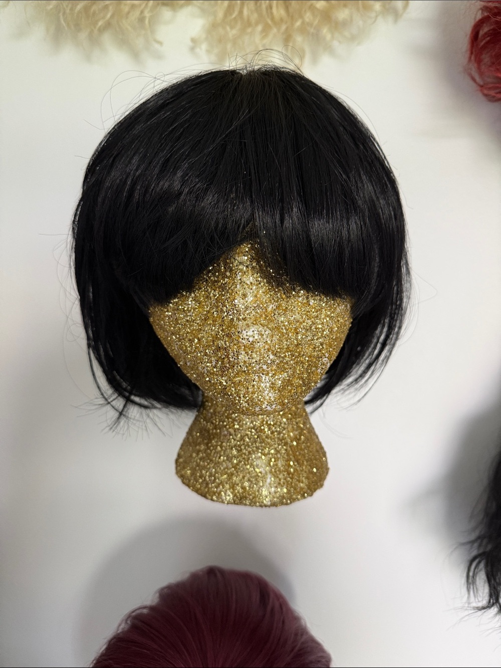 🖤 3 for $15 🖤 black bob wig with bangs